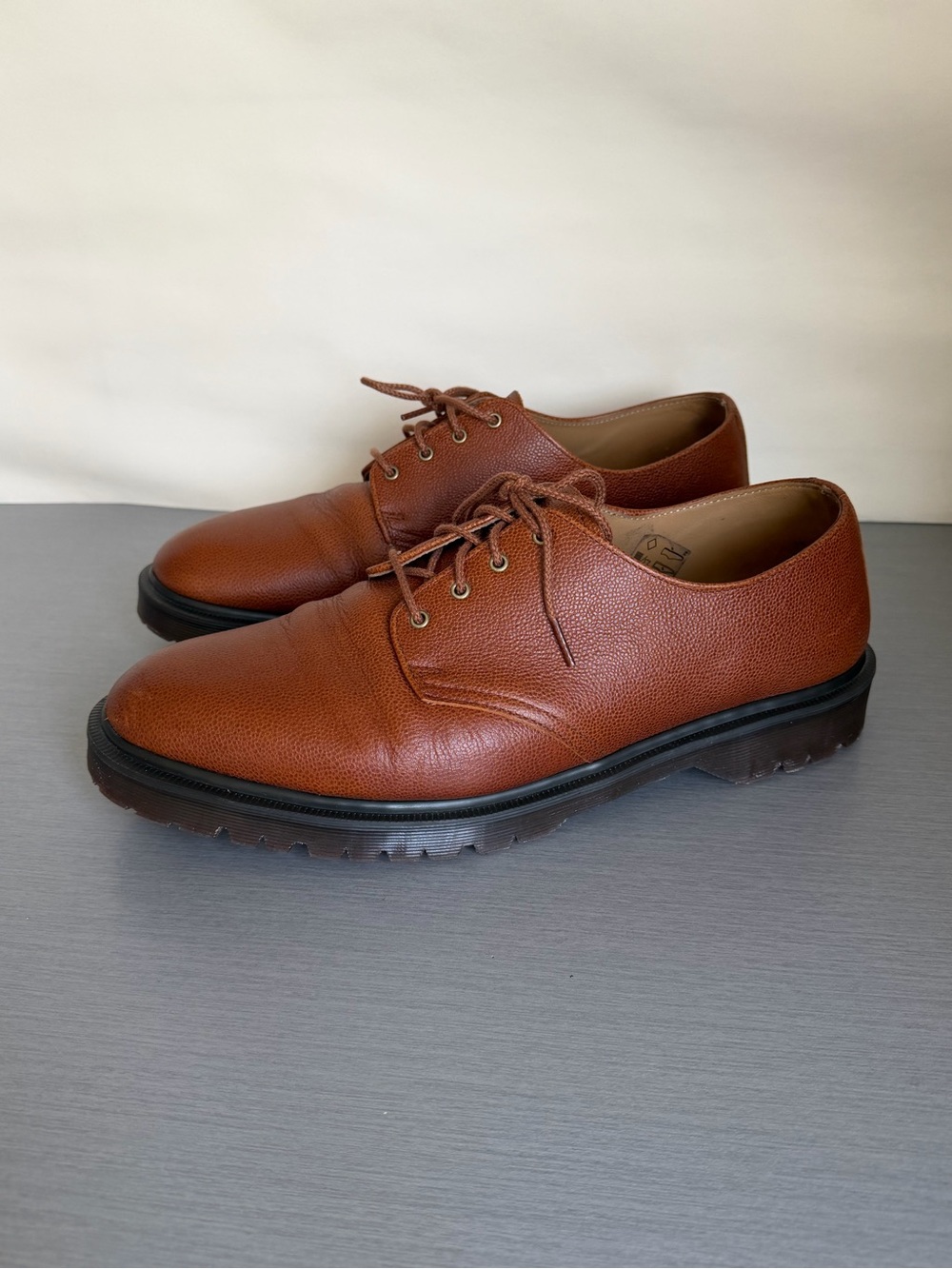 Dr. Martens Smiths Men's Brown Leather Derby Shoes